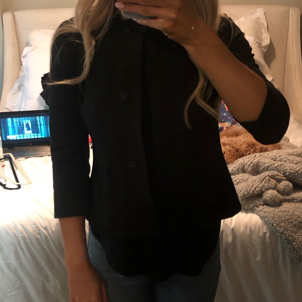 Peplum Black Blazer